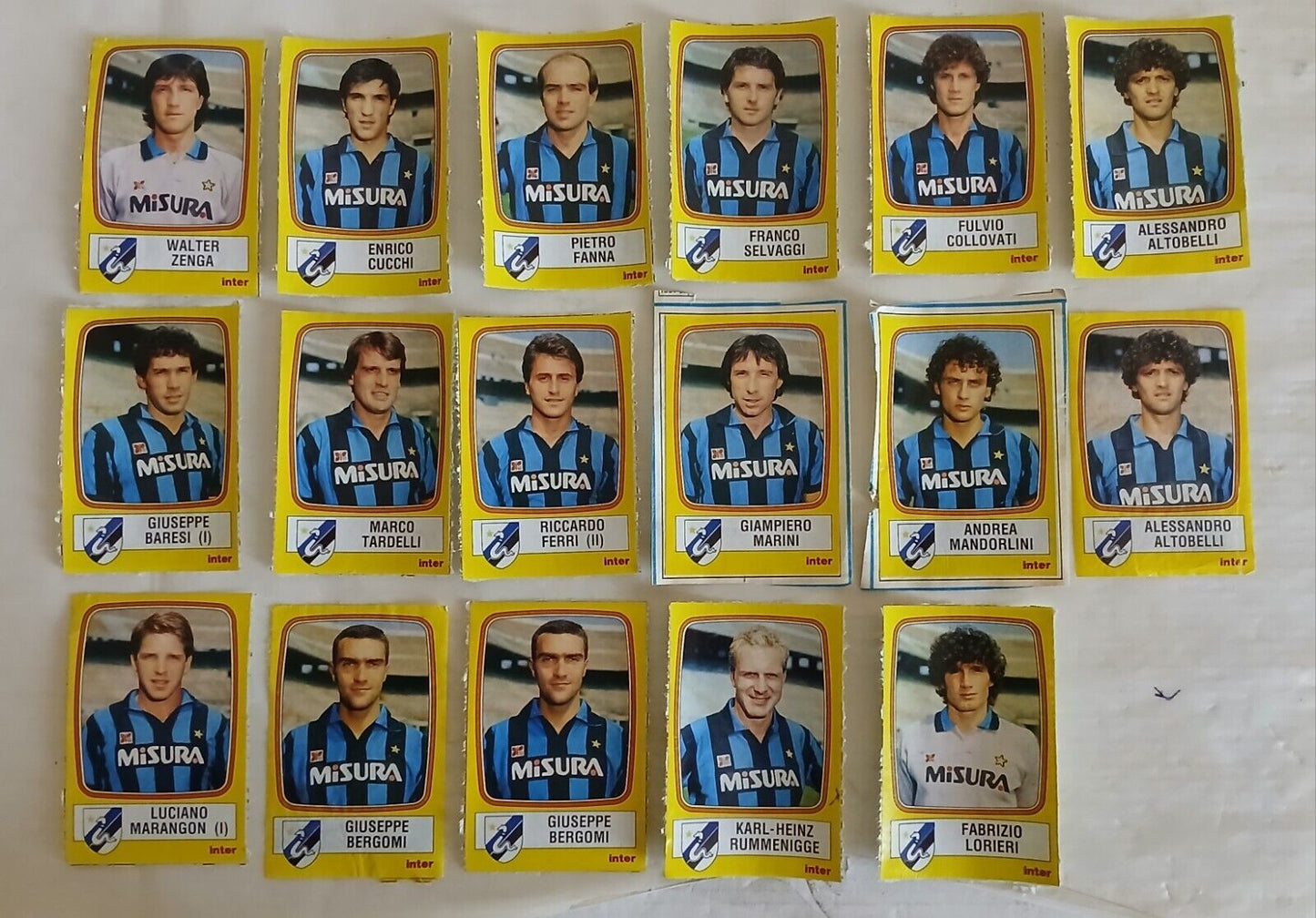 LOTTO 606 FIGURINE CALCIATORI PANINI 1985-86 DA RECUPERO