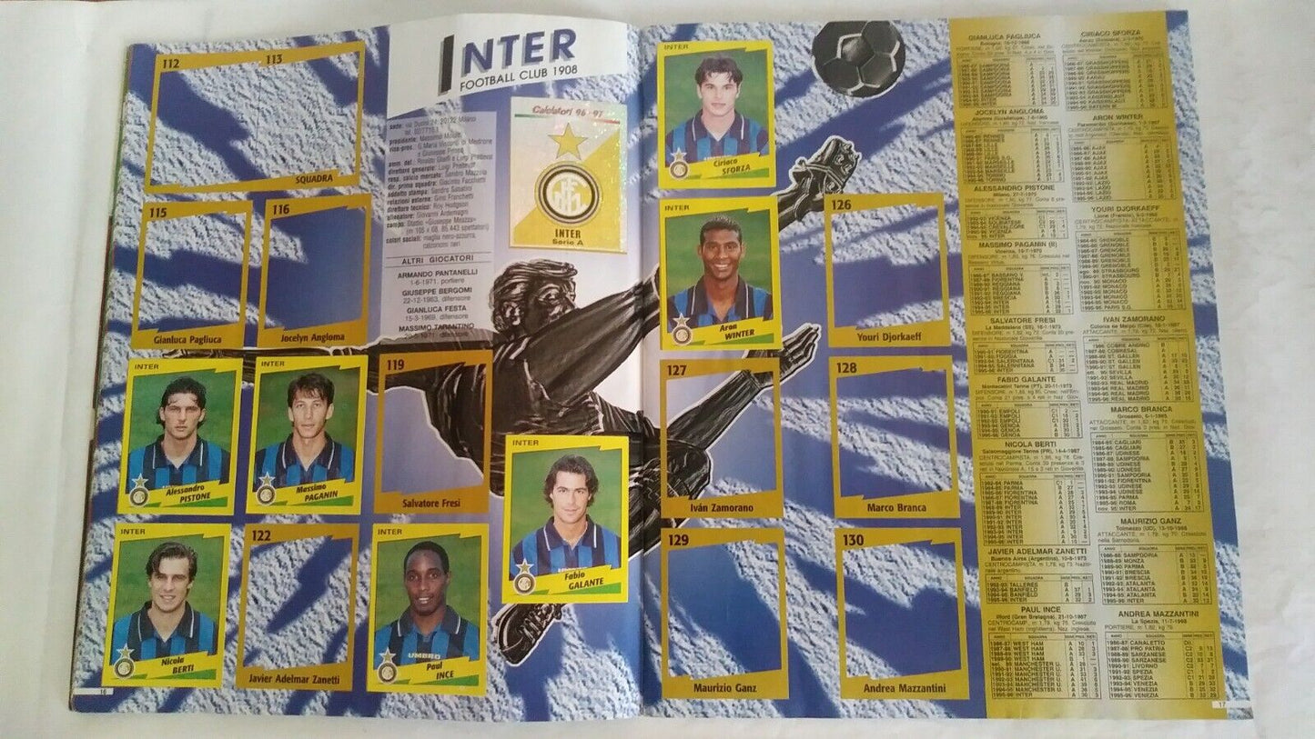 ALBUM CALCIATORI PANINI 1996-97 LIMITED EDITION