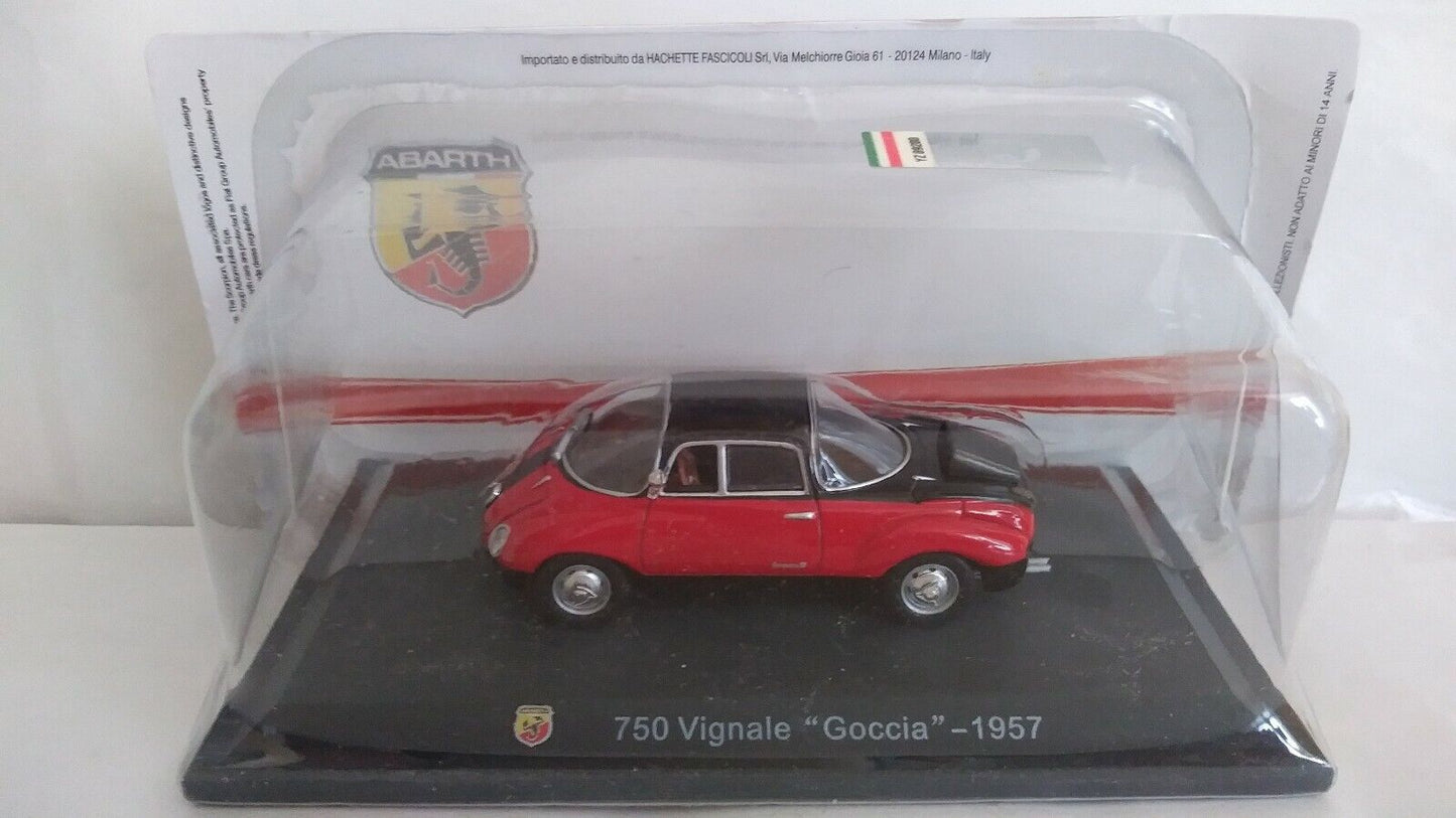 ABARTH COLLECTION 1:43 SCEGLI DAL MENU A TENDINA