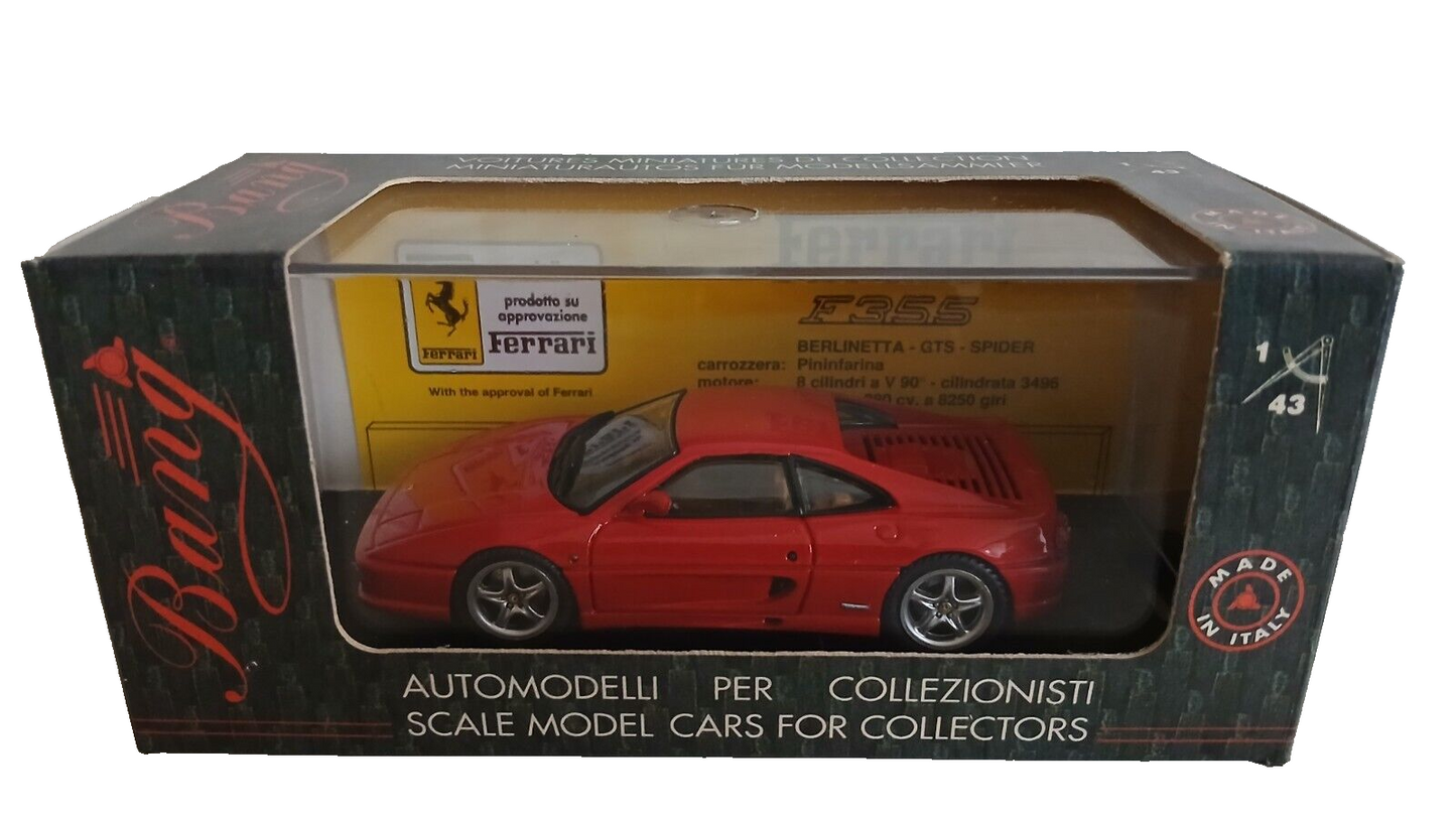 FERRARI 355 BERLINETTA BANG 1984 SCALA 1/43