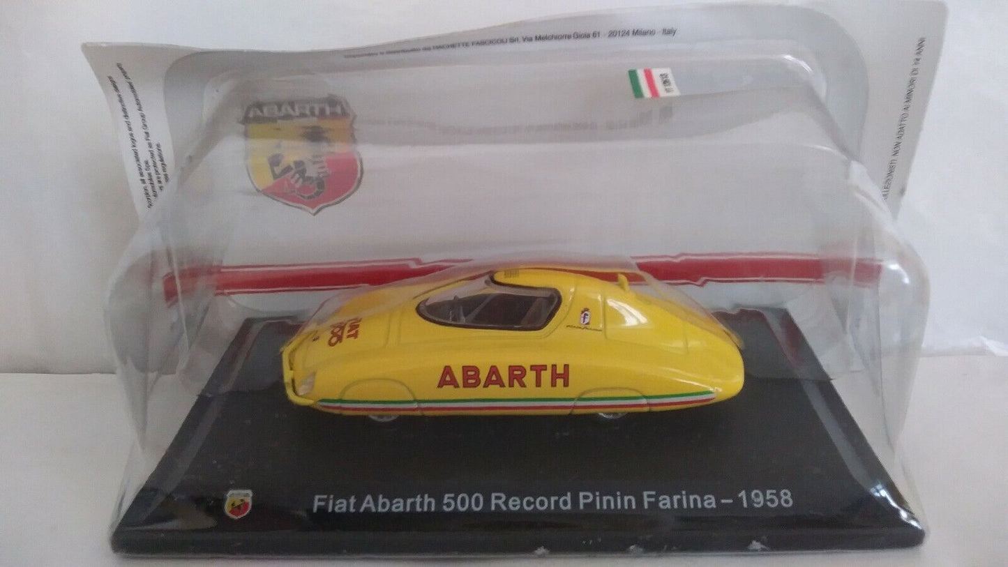 ABARTH COLLECTION 1:43 SCEGLI DAL MENU A TENDINA