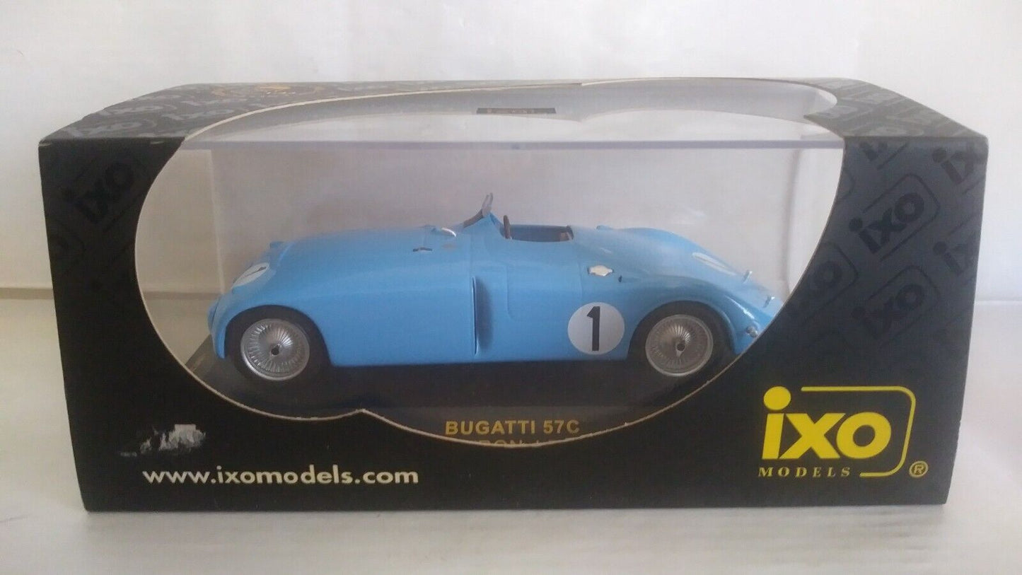 BUGATTI 57C WINNER LE MANS 1939 IXO SCALA 1/43