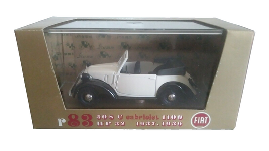 FIAT 508C CABRIOLET 1937-1939 BRUMM 1/43