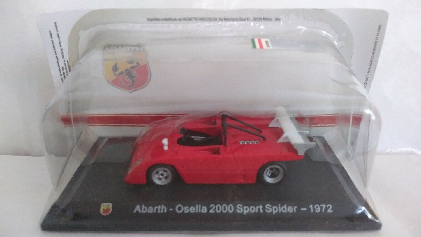 ABARTH COLLECTION 1:43 SCEGLI DAL MENU A TENDINA