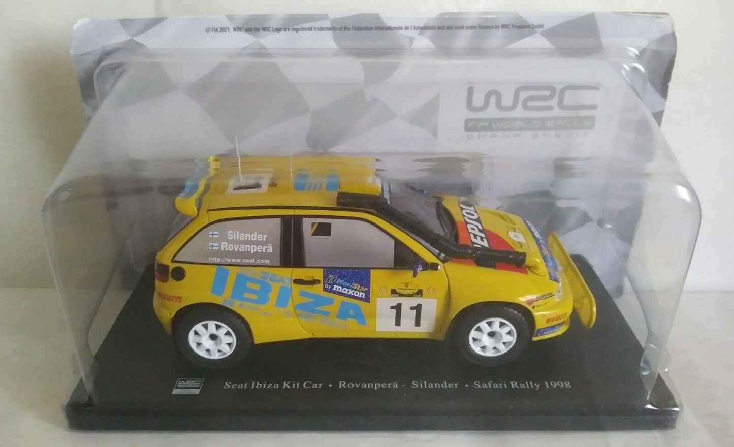 WRC FIA WORLD RALLY CHAMPIONSHIP 1:24 SCEGLI DAL MENU A TENDINA