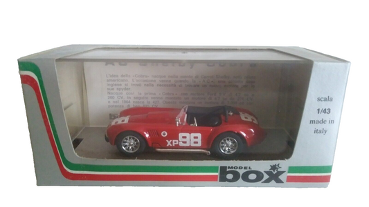 AC SHELBY COBRA MODEL BOX SCALA 1/43