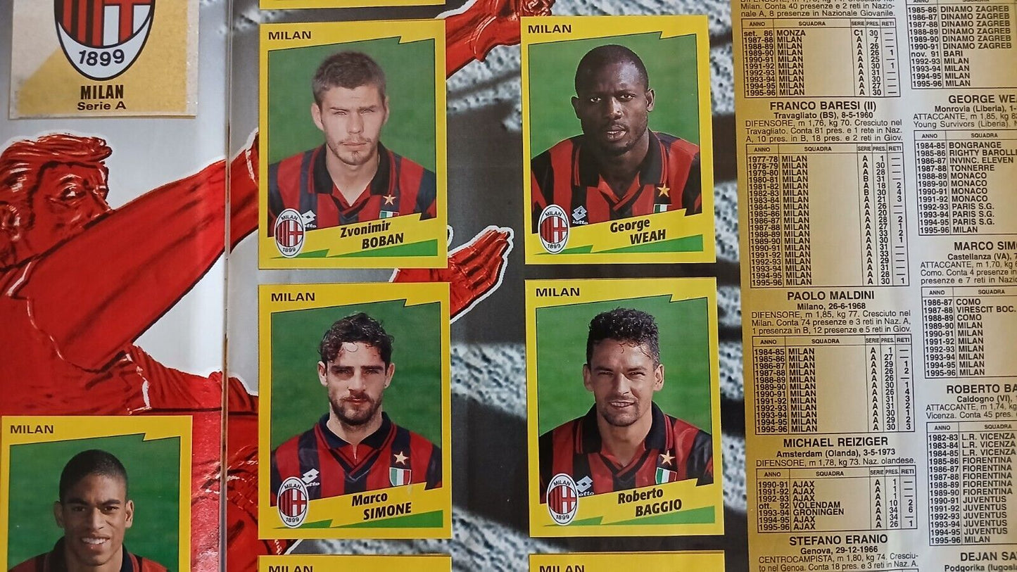 ALBUM CALCIATORI PANINI 1996-97