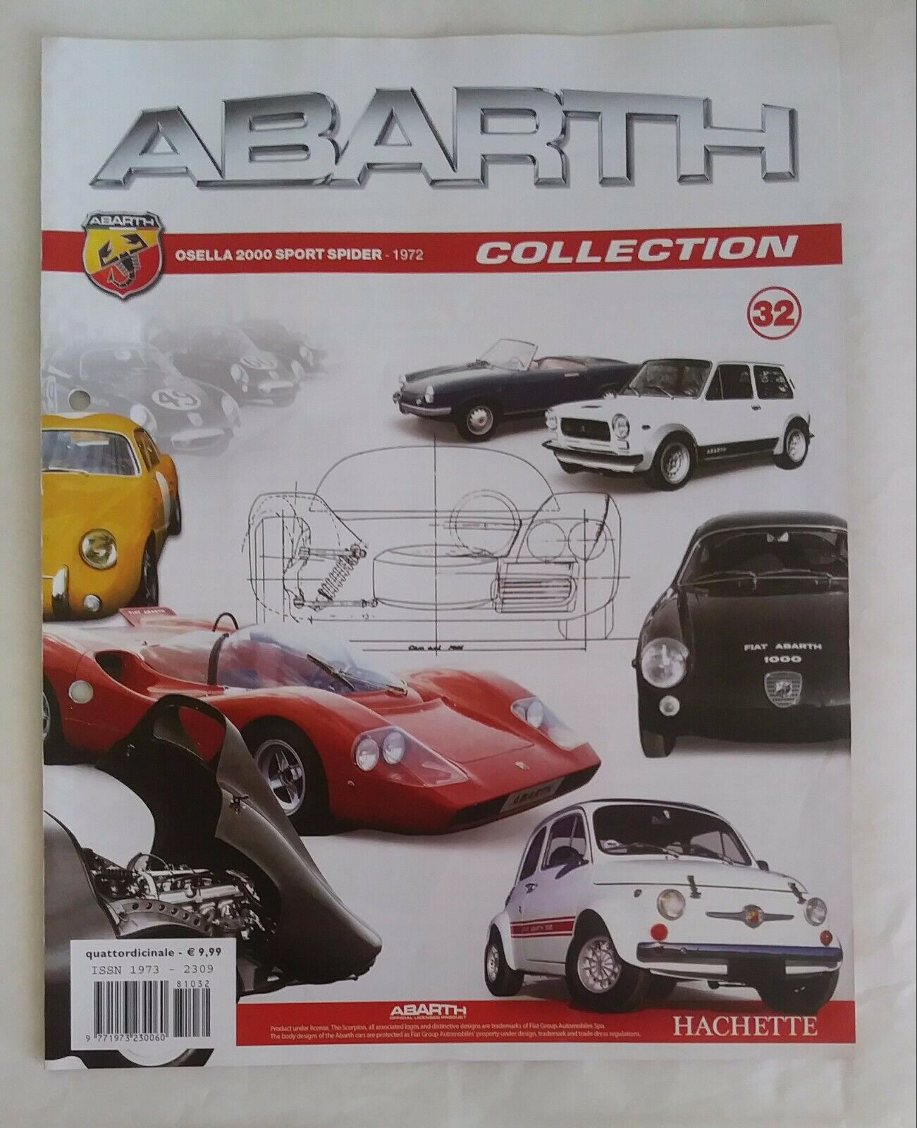 ABARTH COLLECTION FASCICOLI SCEGLI DAL MENU A TENDINA