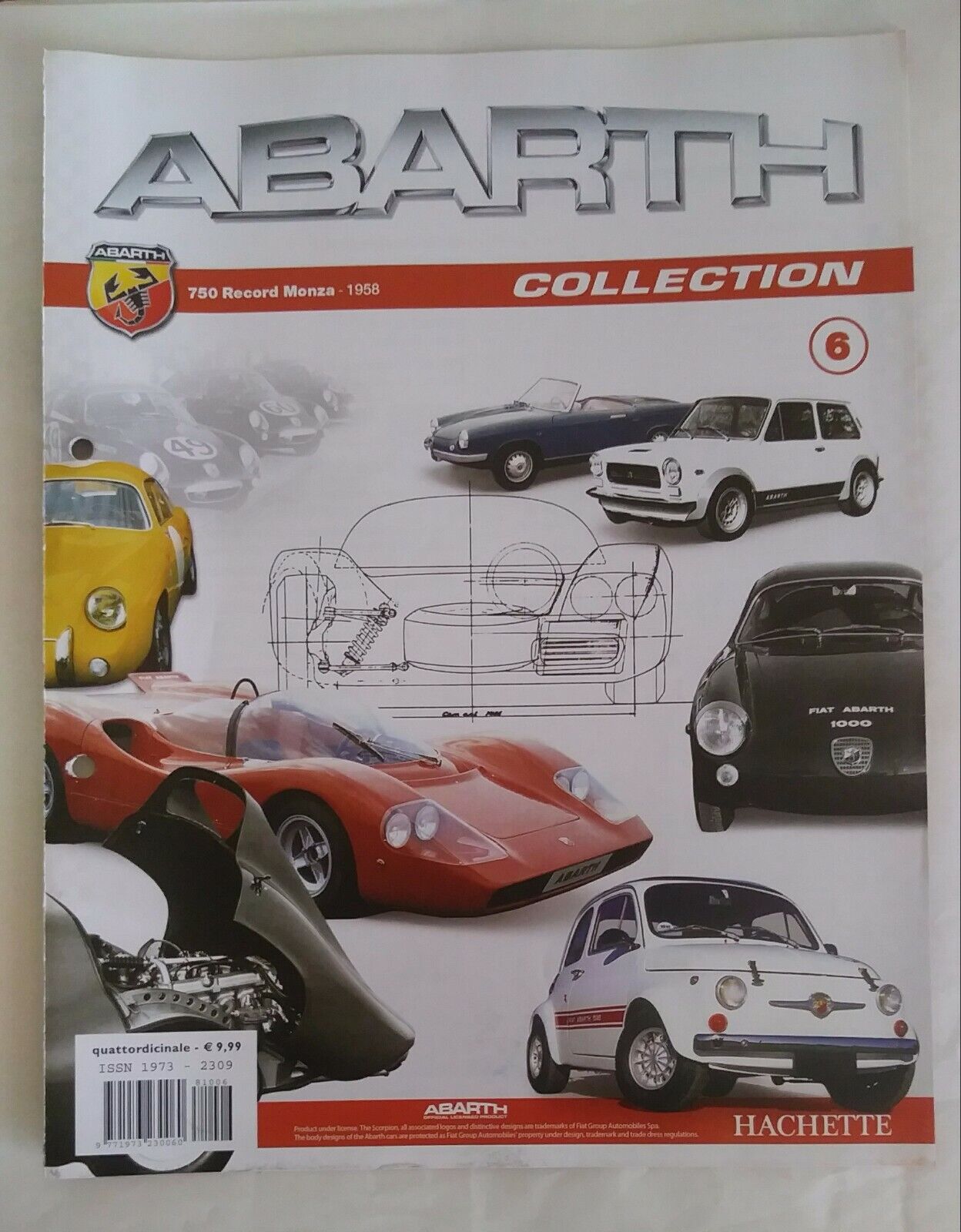 ABARTH COLLECTION FASCICOLI SCEGLI DAL MENU A TENDINA