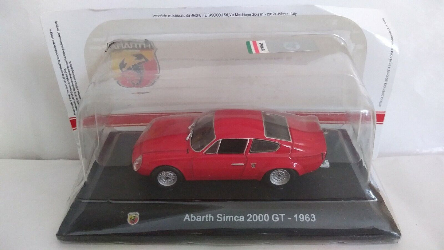 ABARTH COLLECTION 1:43 SCEGLI DAL MENU A TENDINA