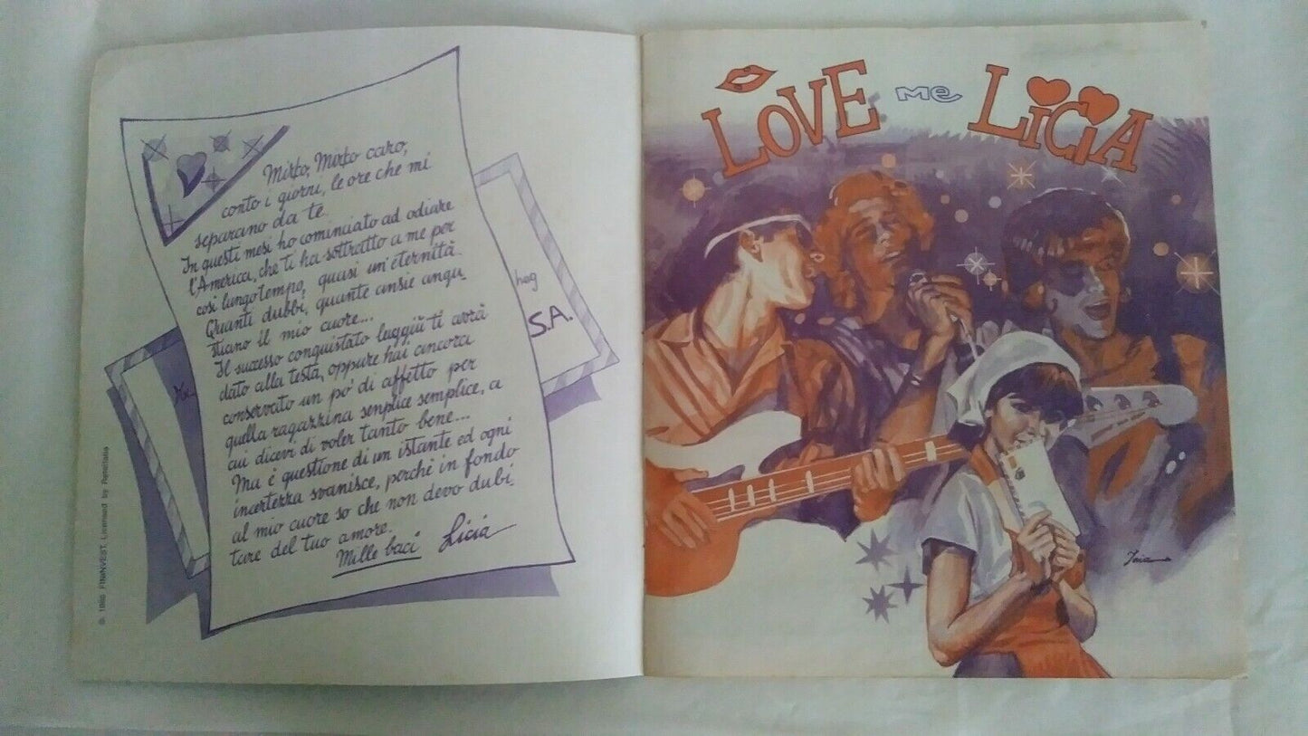 ALBUM PANINI LOVE ME LICIA