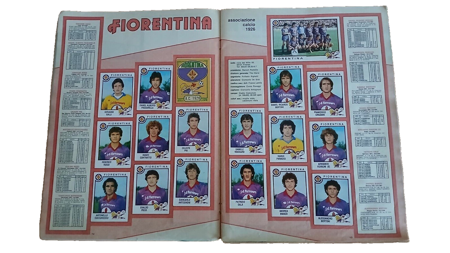 ALBUM CALCIATORI PANINI 1982-83 COMPLETO/FULL