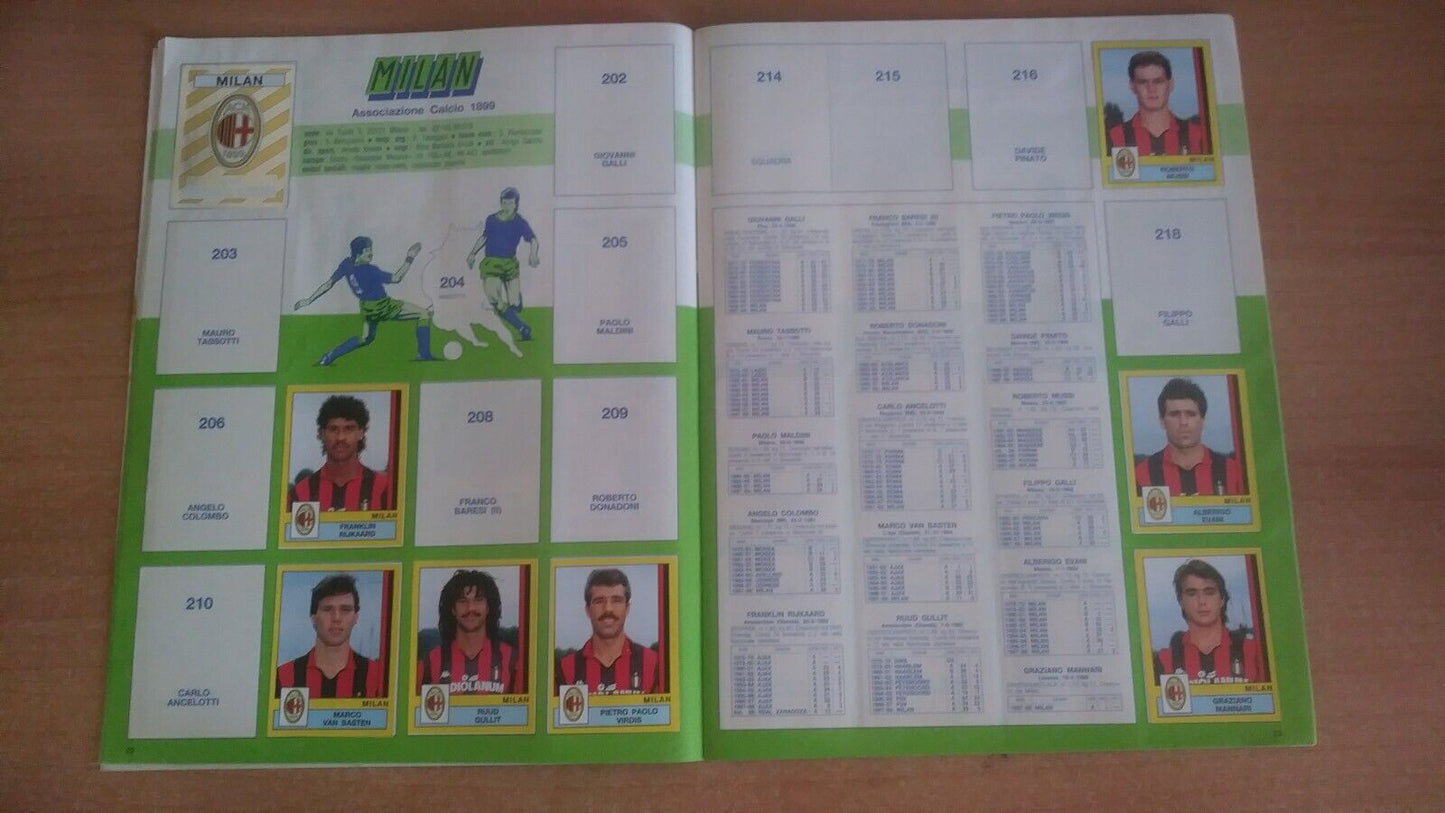 ALBUM CALCIATORI PANINI 1988-89