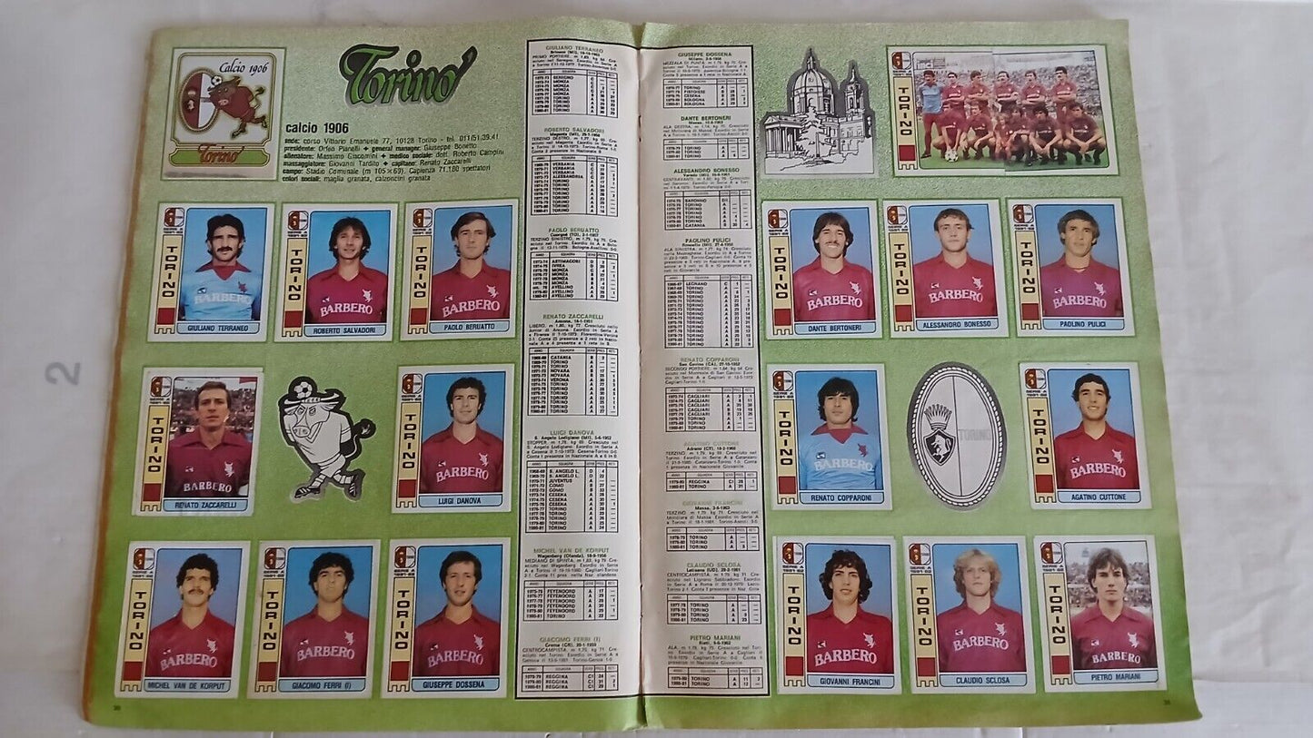 ALBUM CALCIATORI PANINI 1981-82