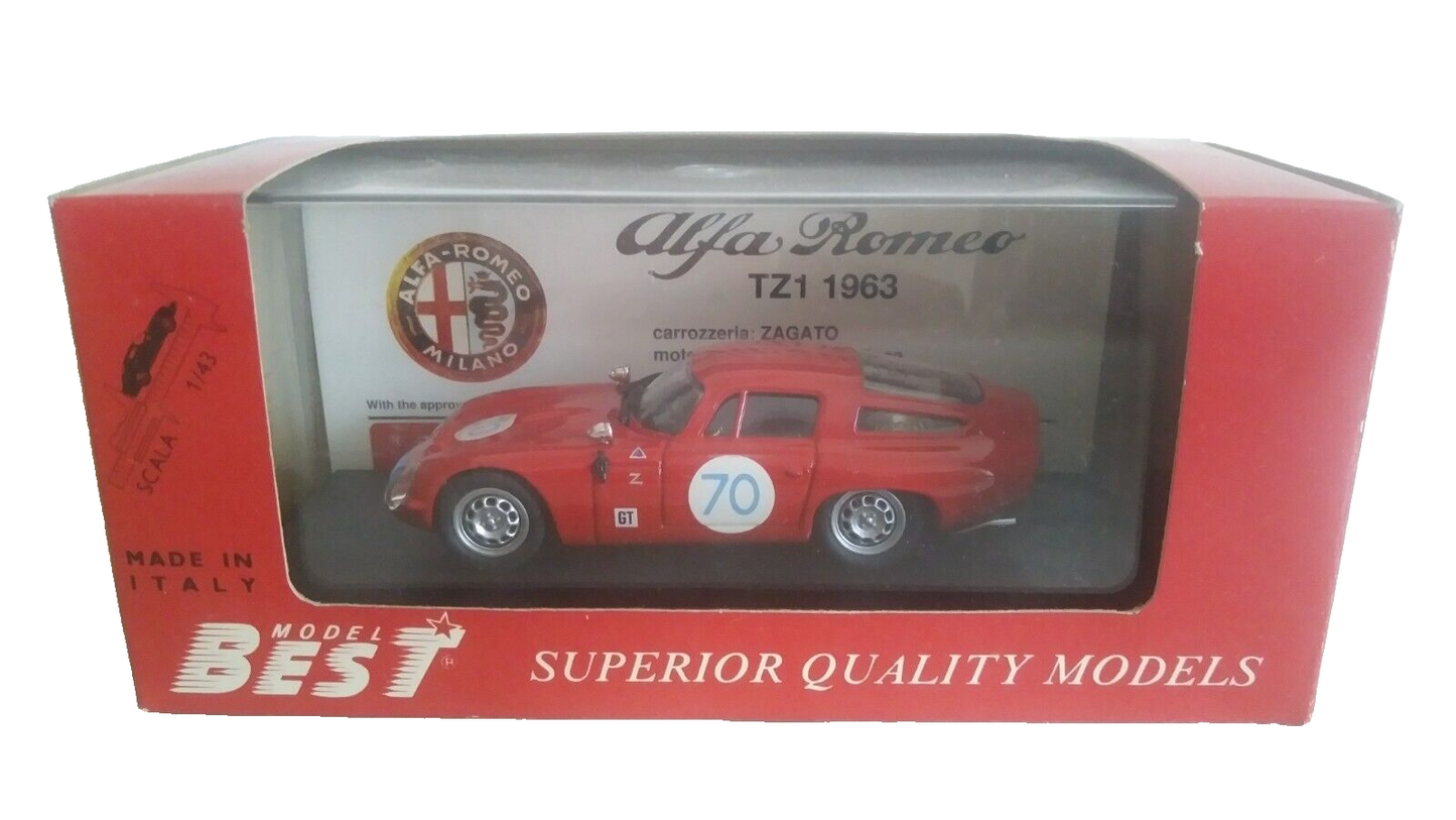 ALFA ROMEO TZ1 BEST MODEL SCALA 1/43