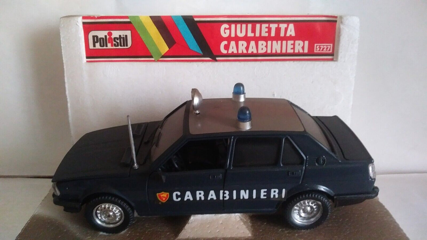 ALFA ROMEO GIULIETTA CARABINIERI POLISTIL SCALA 1/25