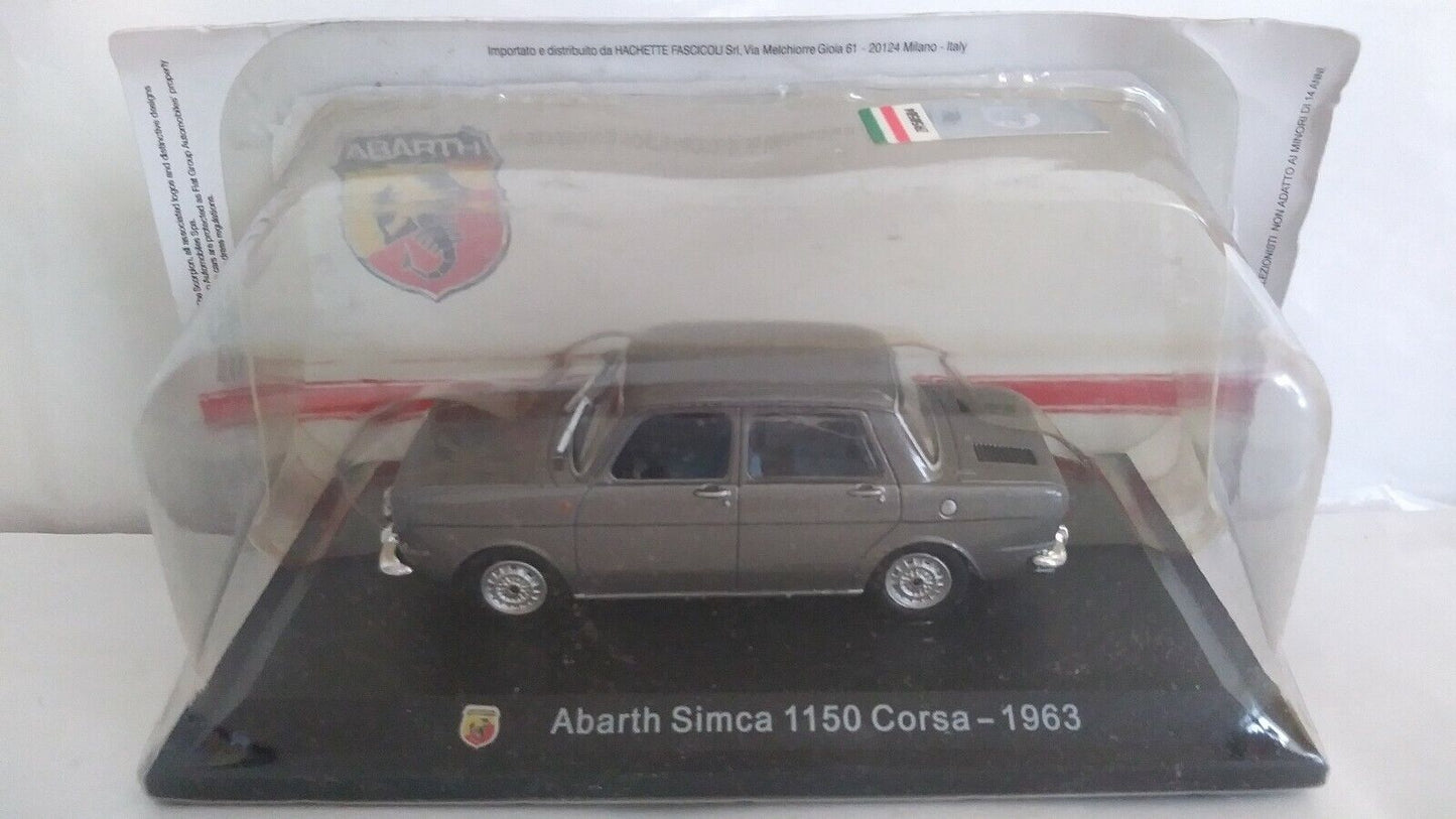 ABARTH COLLECTION 1:43 SCEGLI DAL MENU A TENDINA