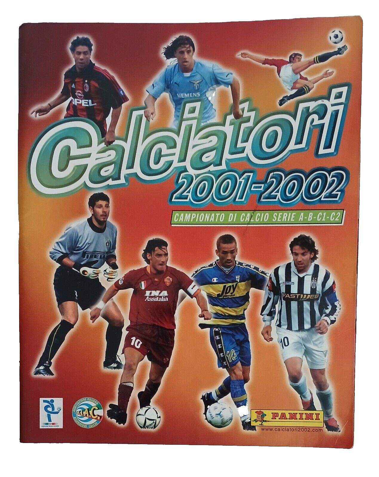 ALBUM CALCIATORI PANINI 2001-02