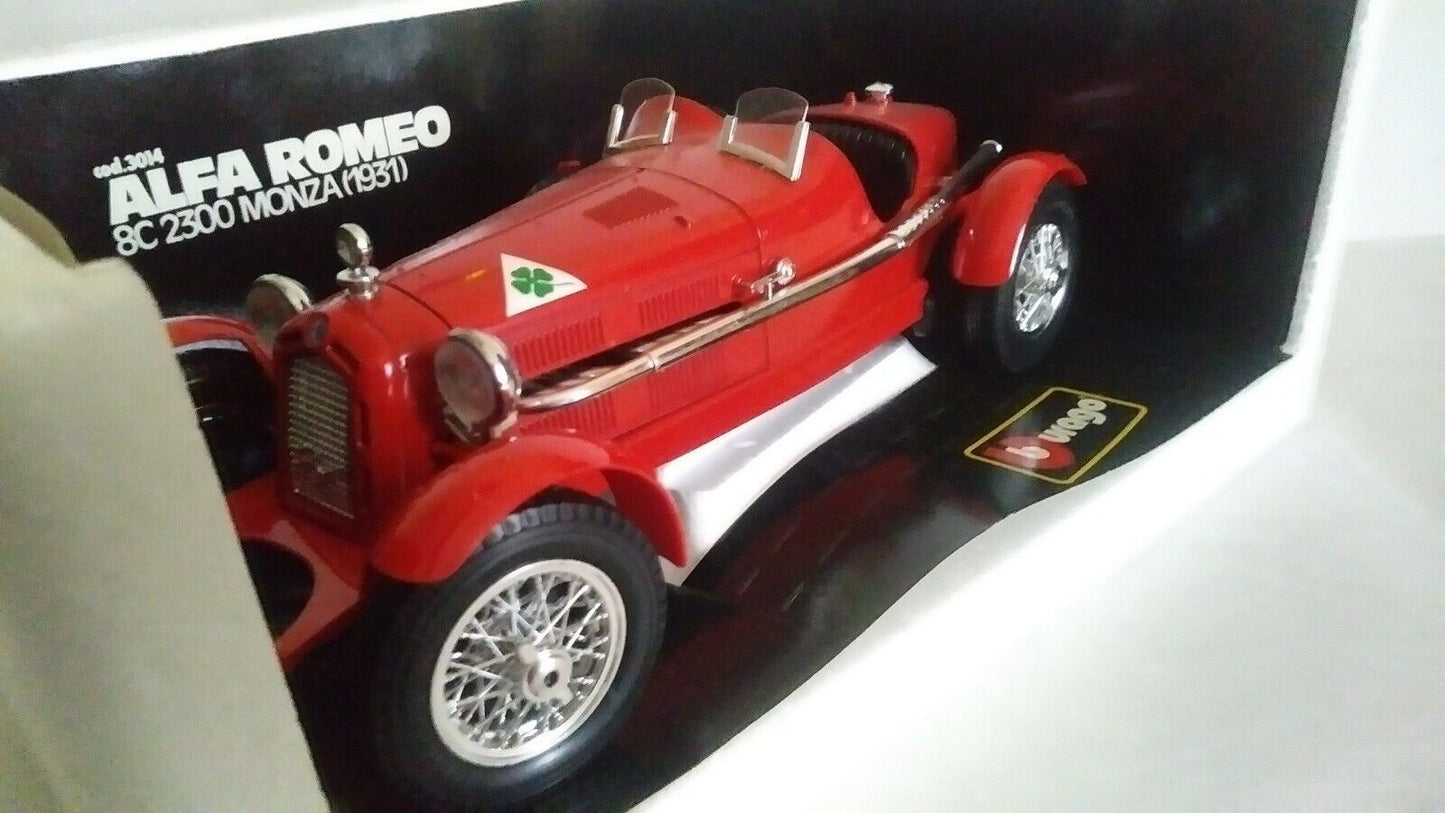 ALFA ROMEO 8C 2300 MONZA 1931 BURAGO SCALA 1/18