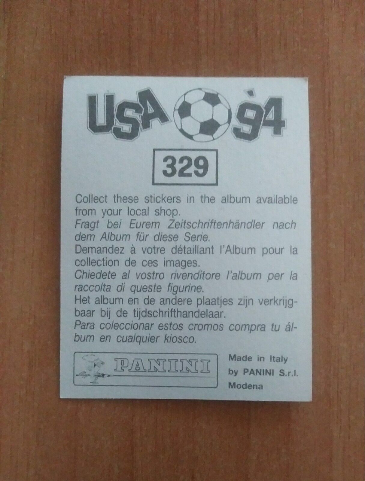 FIGURINE CALCIATORI PANINI USA 94 (N. 266-440) SCEGLI DAL MENU A TENDINA