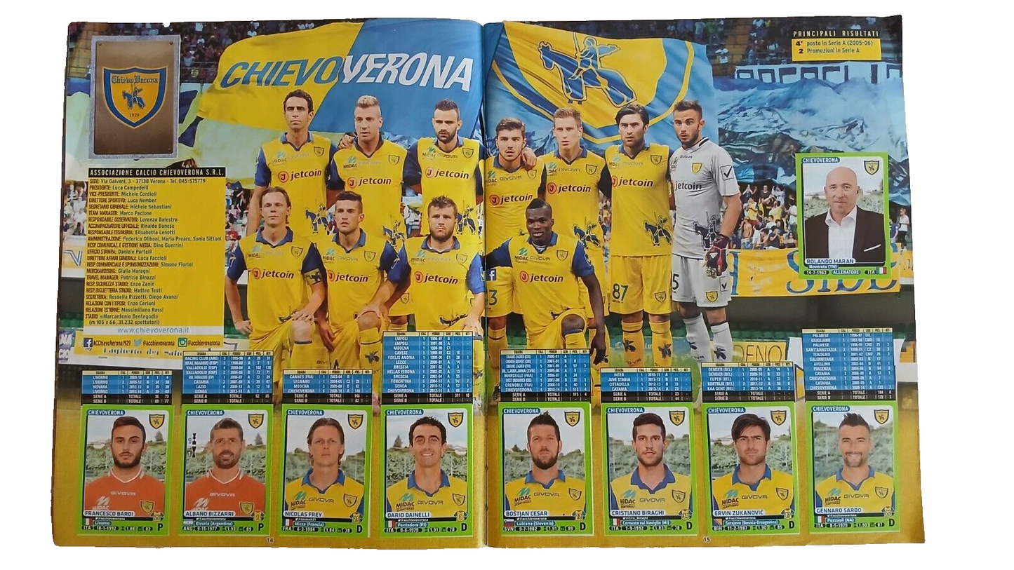 ALBUM CALCIATORI PANINI 2014-2015