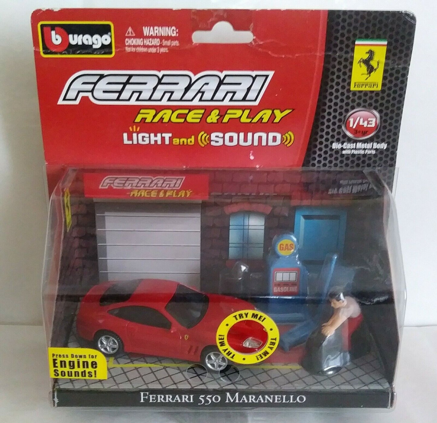 FERRARI 550 MARANELLO BURAGO SCALA 1/43