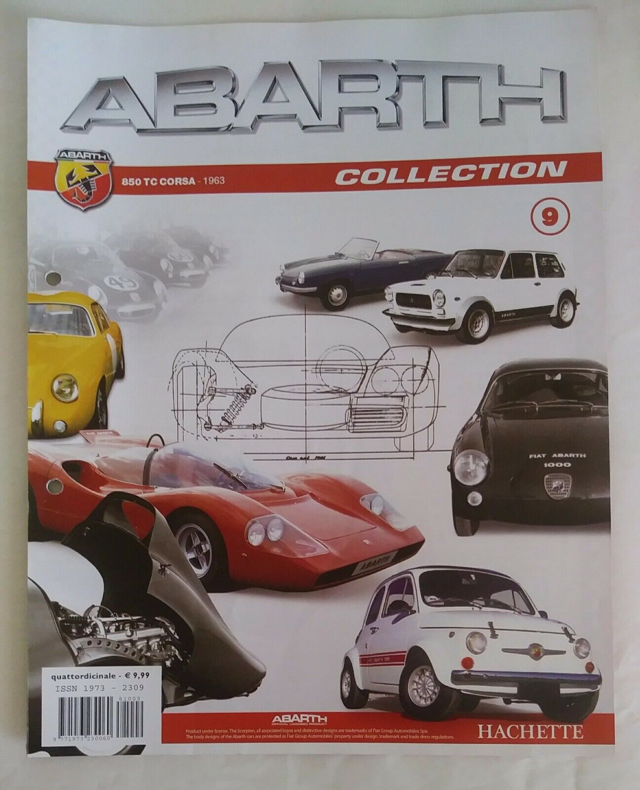 ABARTH COLLECTION FASCICOLI SCEGLI DAL MENU A TENDINA