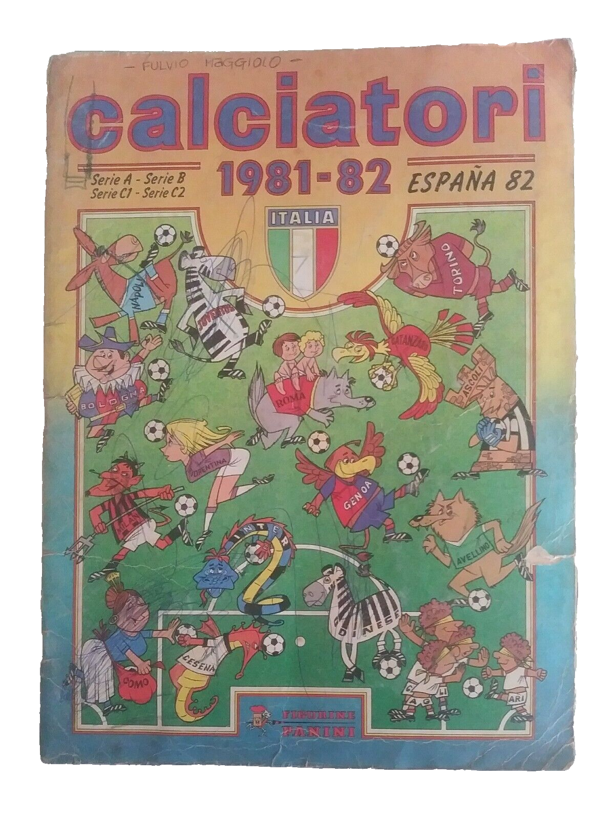 ALBUM CALCIATORI PANINI 1981-82