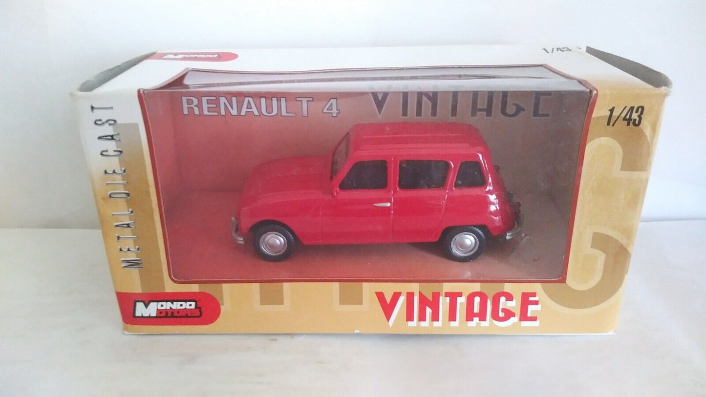 RENAULT 4 MONDO MOTORS SCALA 1/43