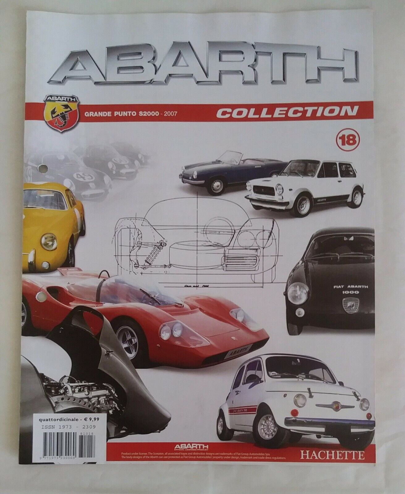 ABARTH COLLECTION FASCICOLI SCEGLI DAL MENU A TENDINA