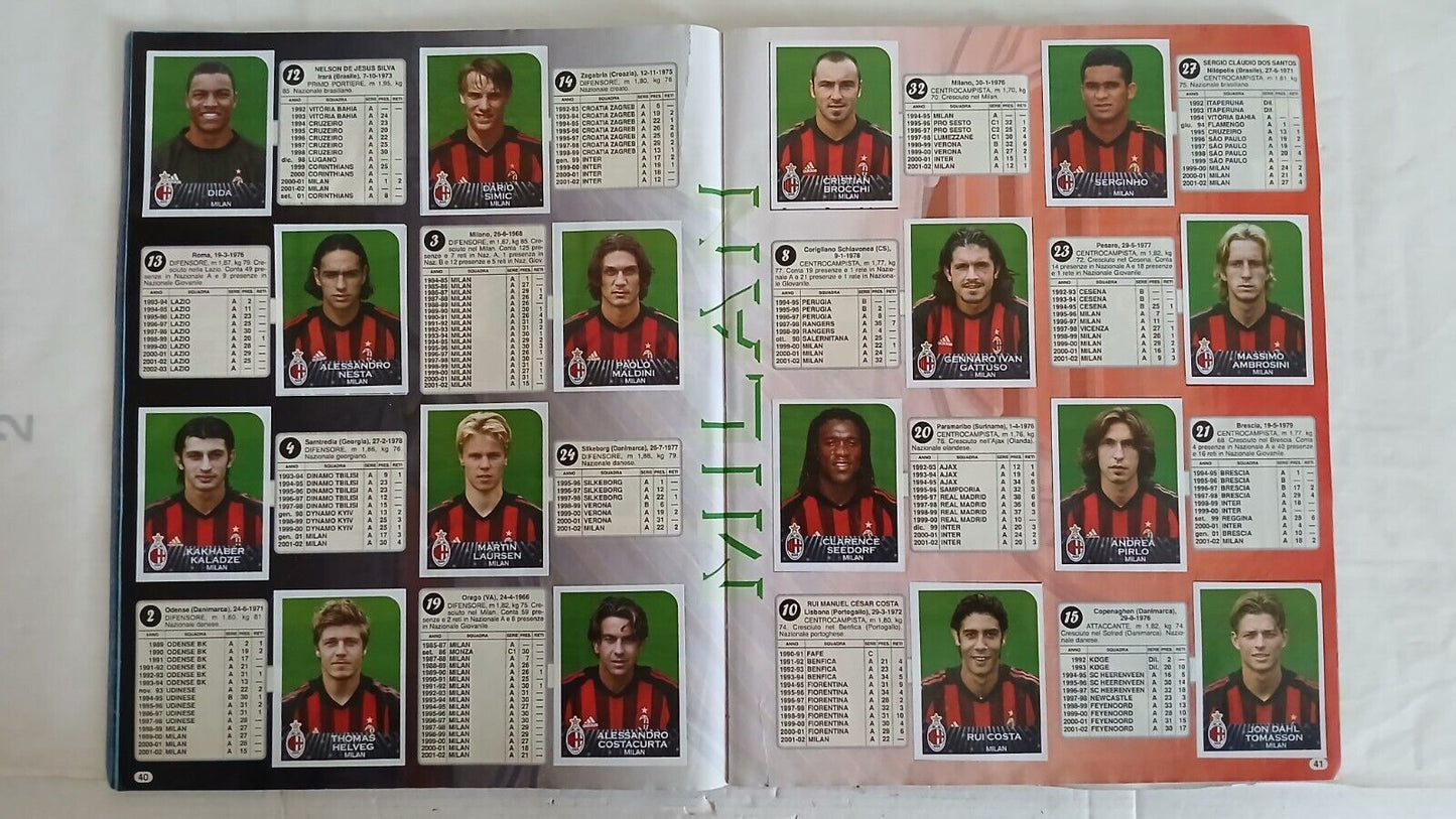 ALBUM CALCIATORI PANINI 2002-03