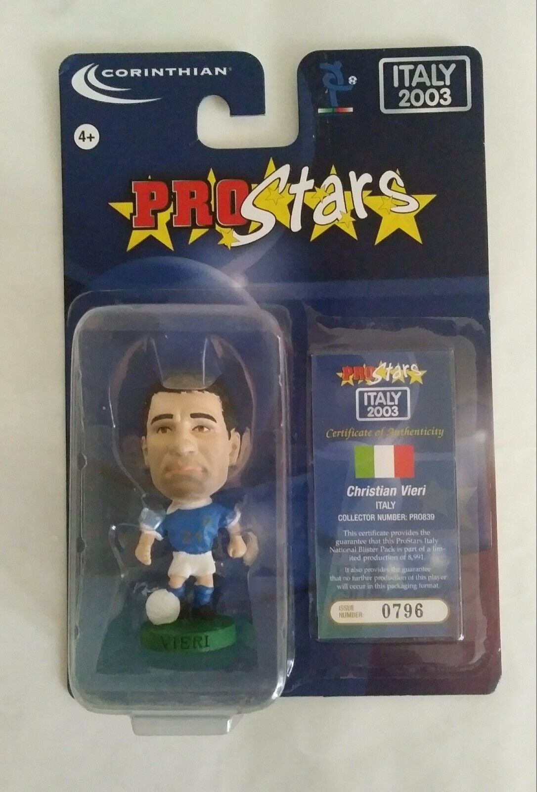 CORINTHIAN PROSTARS-SUPERSTARS SCEGLI LE ACTION FIGURES DAL MENU A TENDINA