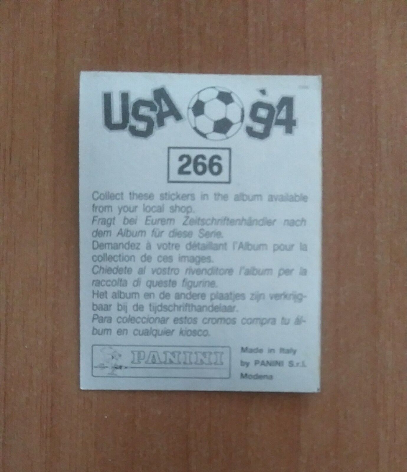 FIGURINE CALCIATORI PANINI USA 94 (N. 266-440) SCEGLI DAL MENU A TENDINA