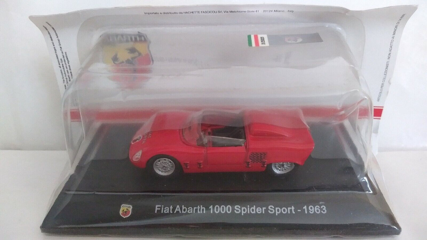 ABARTH COLLECTION 1:43 SCEGLI DAL MENU A TENDINA