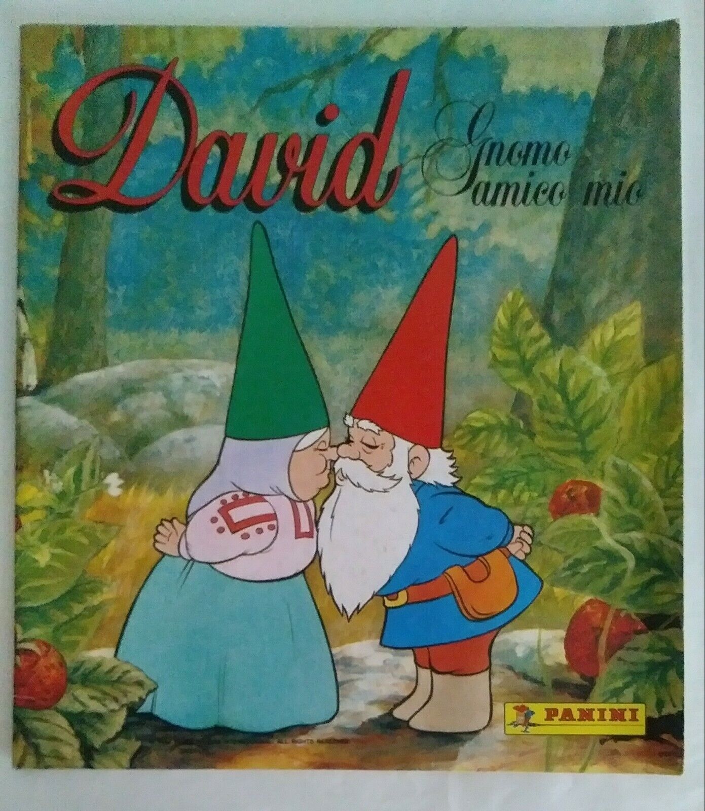 ALBUM PANINI DAVID GNOMO