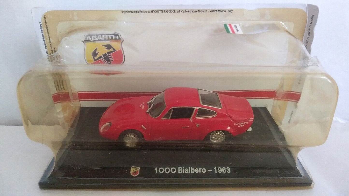 ABARTH COLLECTION 1:43 SCEGLI DAL MENU A TENDINA