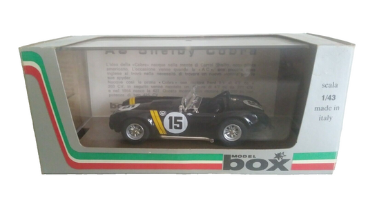 AC SHELBY COBRA MODEL BOX SCALA 1/43