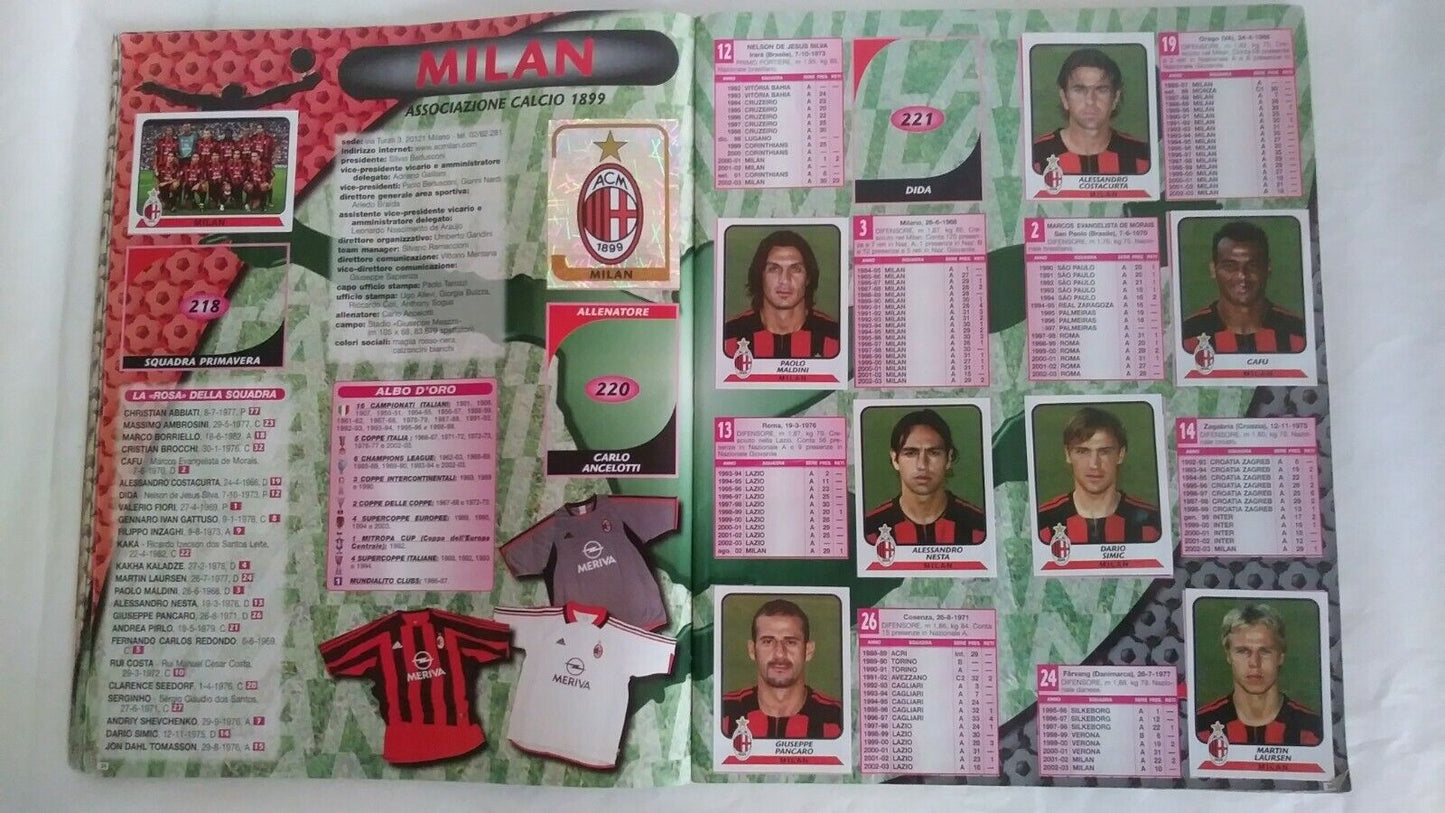 ALBUM CALCIATORI PANINI 2003-2004