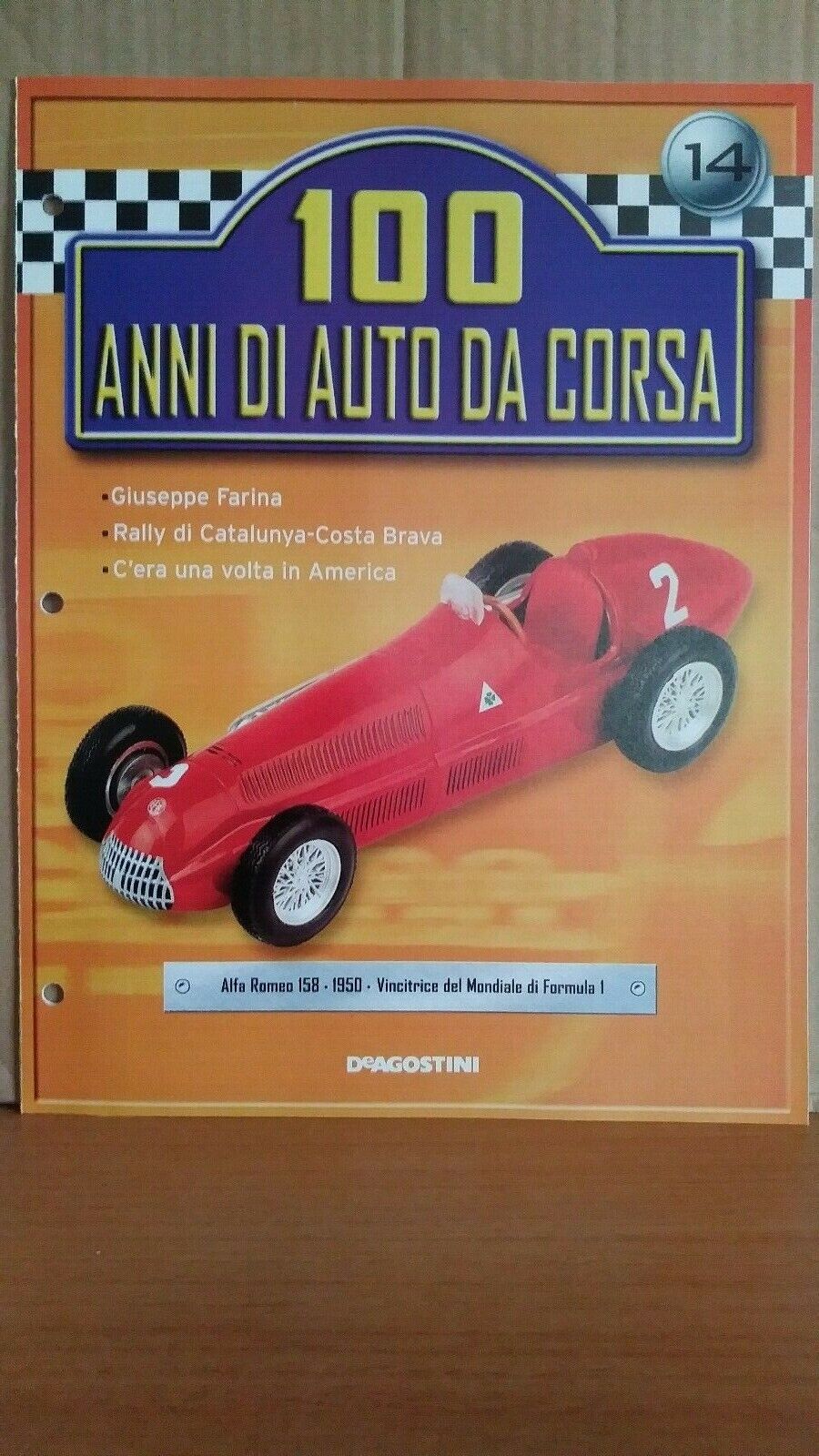 100 ANNI DI AUTO DA CORSA FASCICOLI SCEGLI DAL MENU A TENDINA