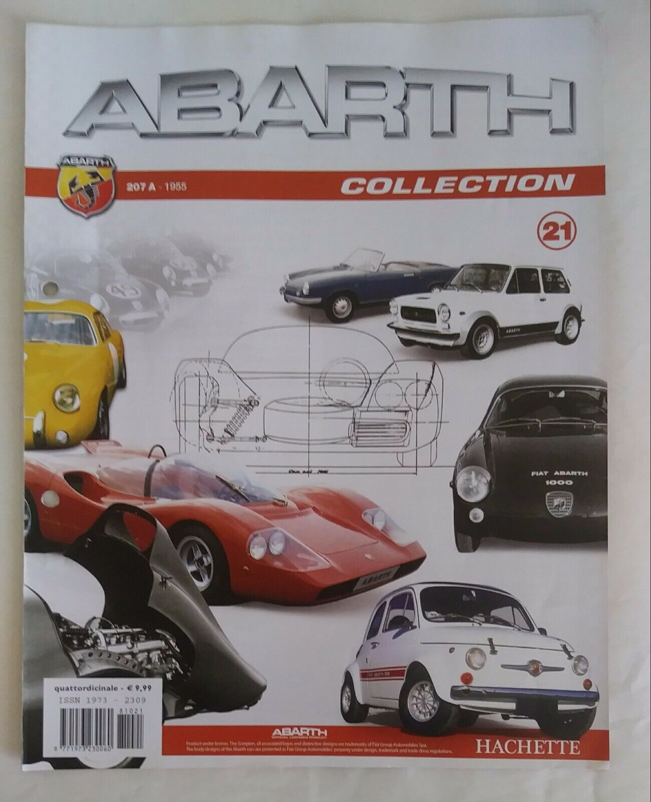 ABARTH COLLECTION FASCICOLI SCEGLI DAL MENU A TENDINA