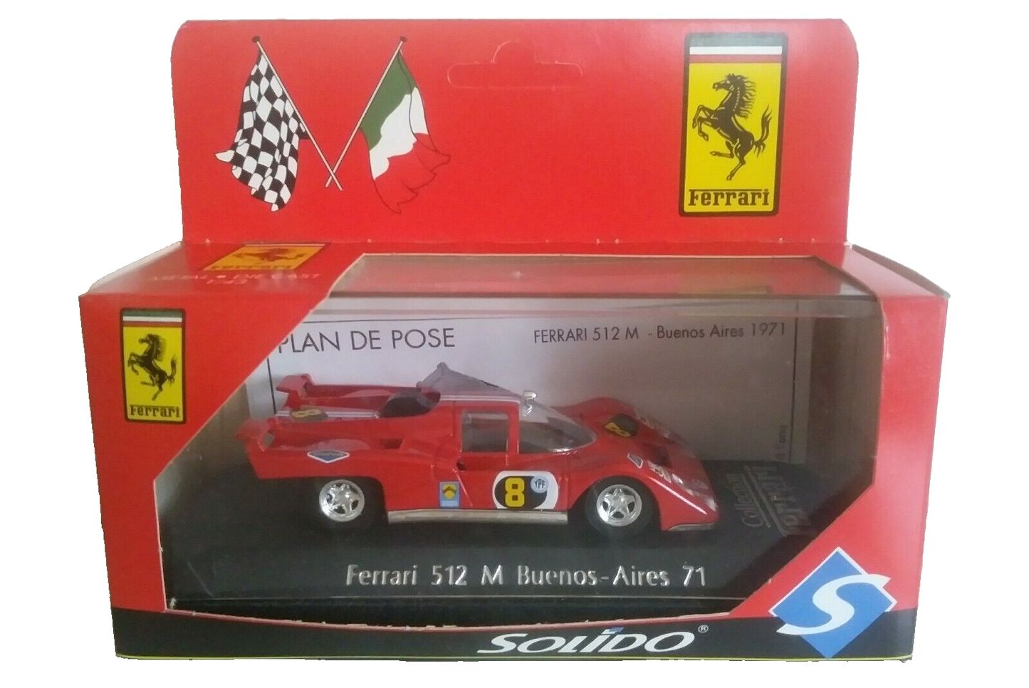 FERRARI 512 M BUENOS AIRES 71 SOLIDO 1/43