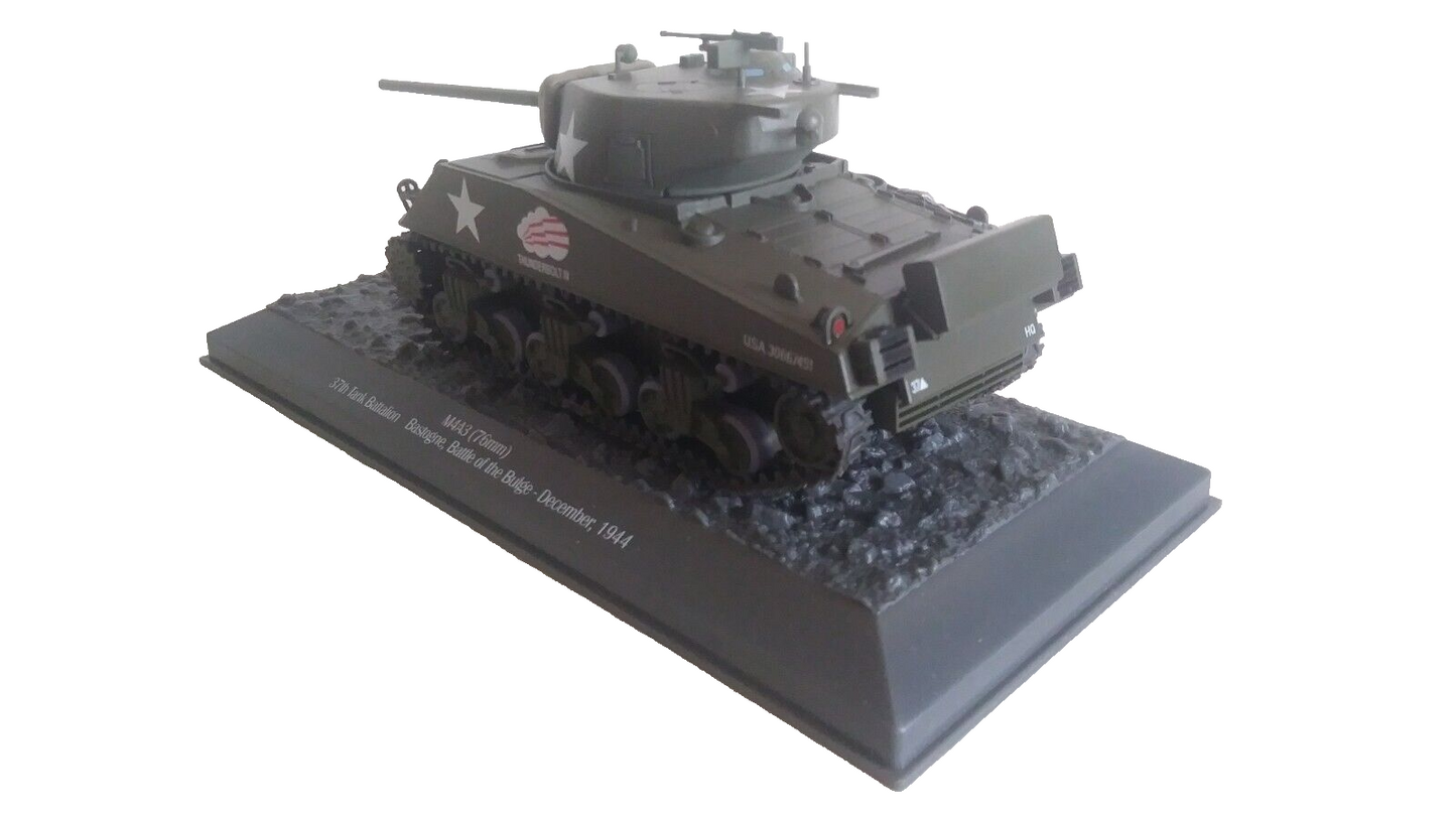 M4A3 (76MM) 37TH TANK BATTALION BASTOGNE  SCALA 1/43