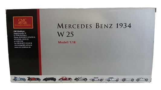 MERCEDES-BENZ W25 - 1934 CMC SCALA 1/18