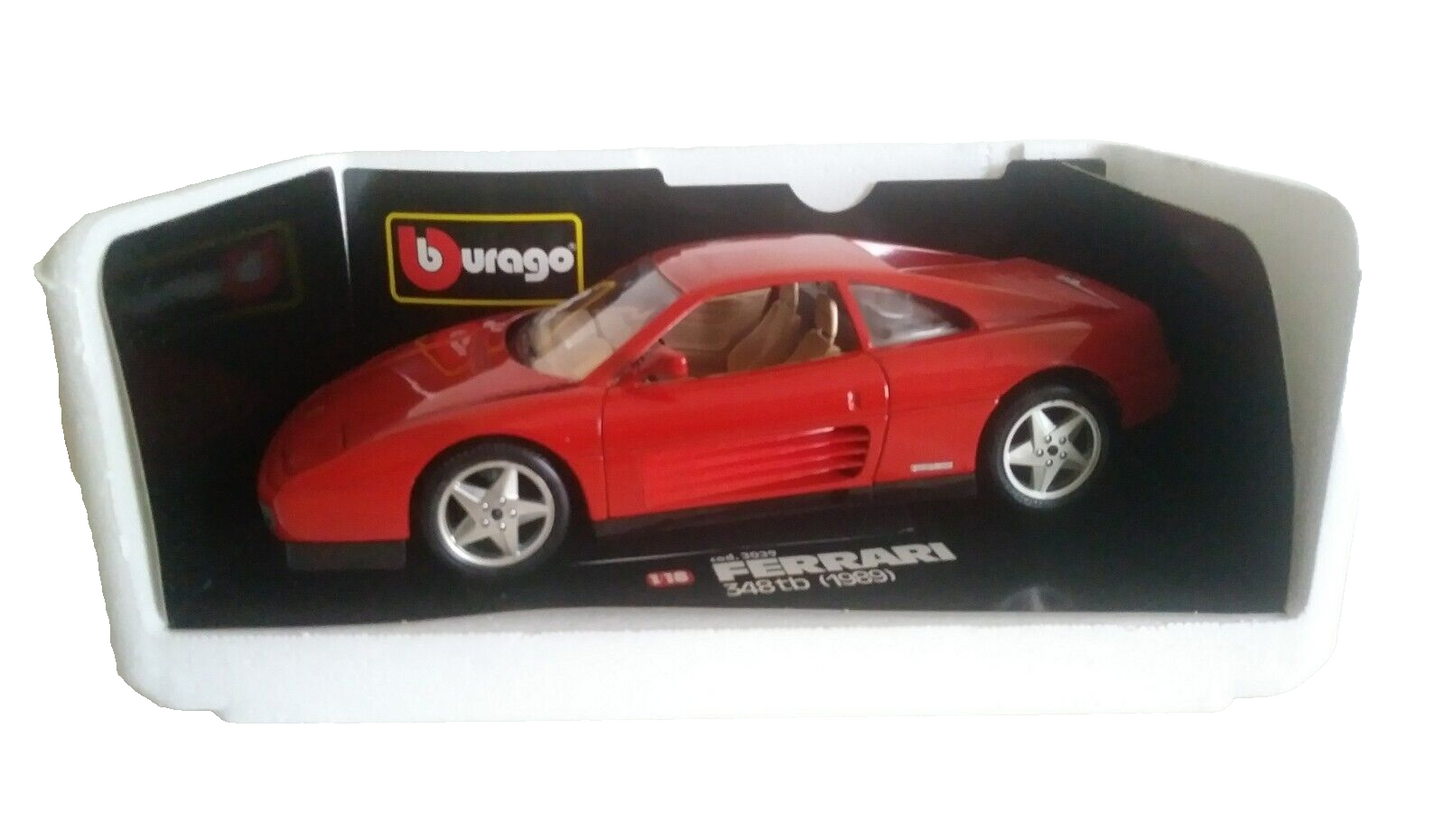 FERRARI 348 TB 1989 BURAGO SCALA 1/18