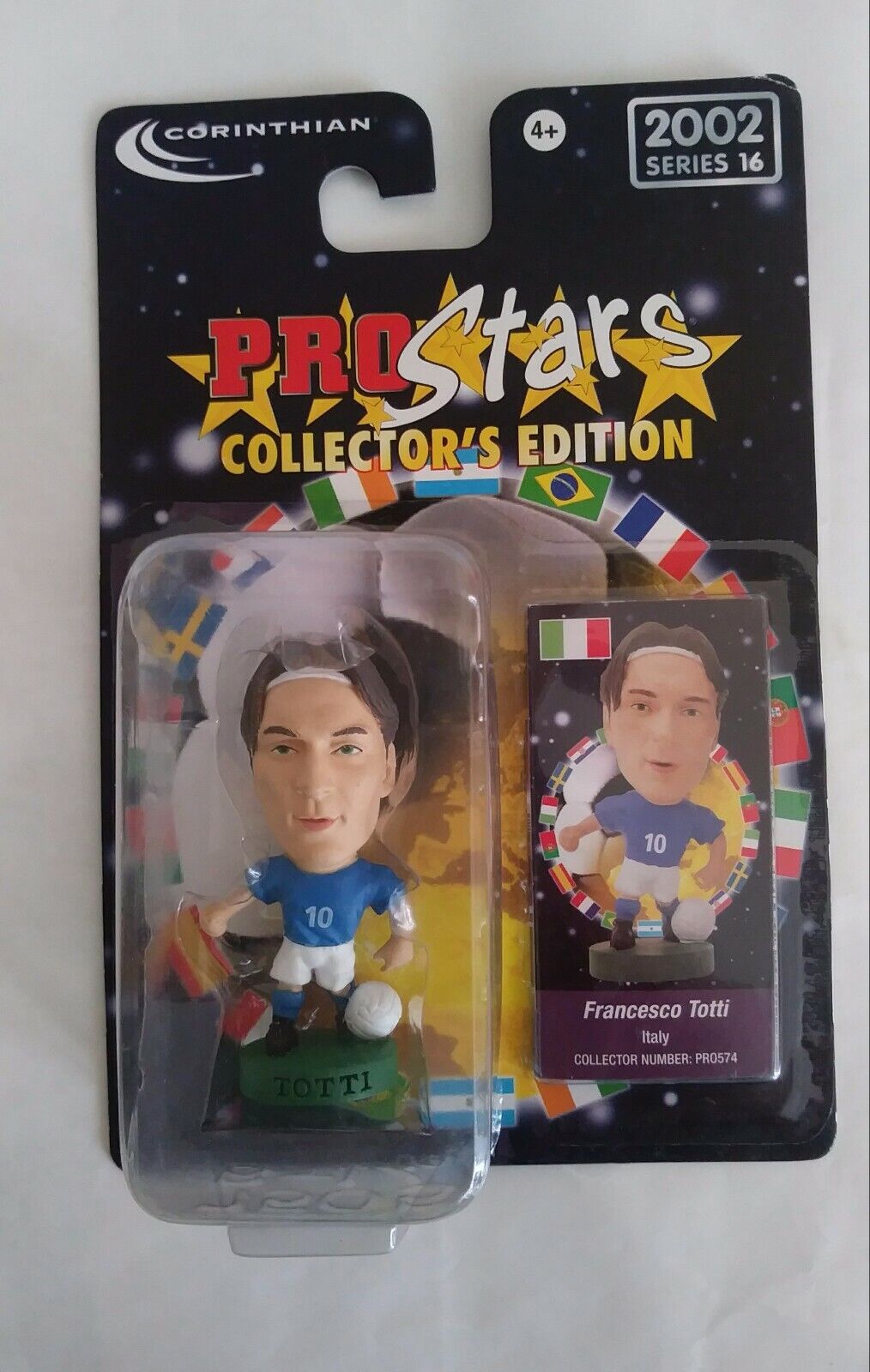 CORINTHIAN PROSTARS-SUPERSTARS SCEGLI LE ACTION FIGURES DAL MENU A TENDINA