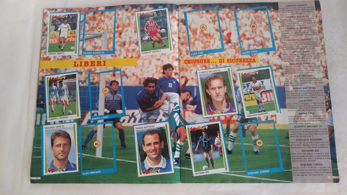 ALBUM SUPERCALCIO PANINI 1994-95