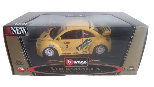 VOLKSWAGEN NEW BEETLE CUP 2000 BURAGO SCALA 1/24