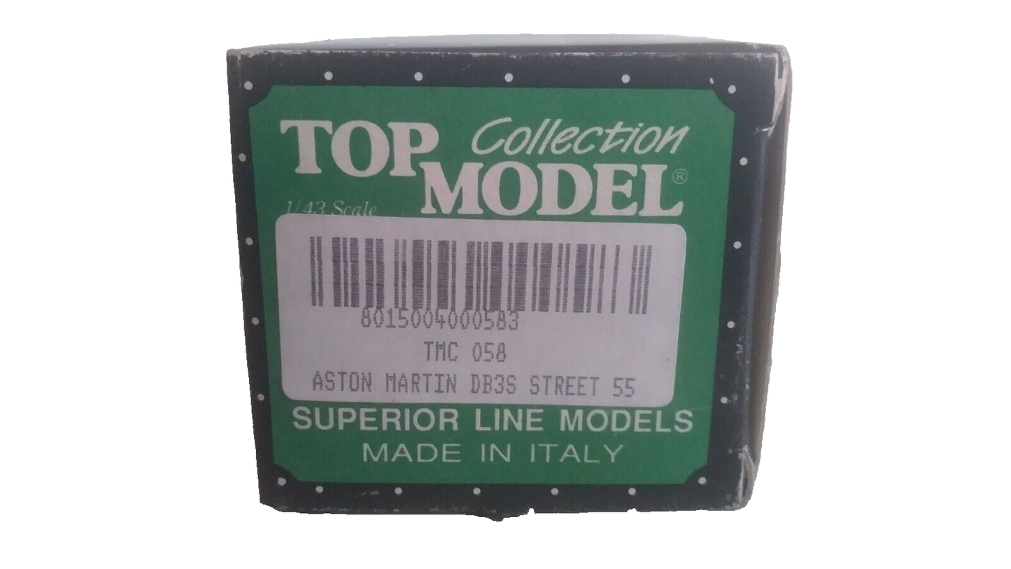 ASTON MARTIN DB3S STREET 55 TOP MODEL SCALA 1/43