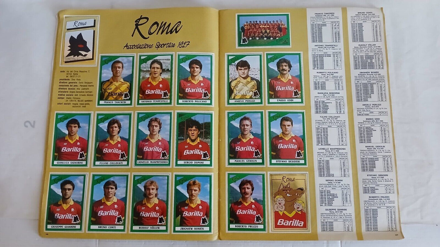 ALBUM CALCIATORI PANINI 1987-88