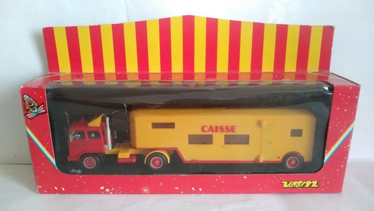 RENAULT CAMION TRASPORTO ANIMALI CIRCO PINDER VEREM SCALA 1/50